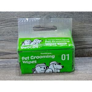 OwOCare 01 series plant based pet grooming wipes